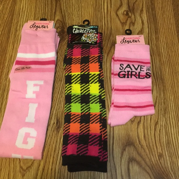 Everything Legwear Other - Socks 3 Pr CUTE EPIC Girls Socks NWT Shoe Sz 4-10